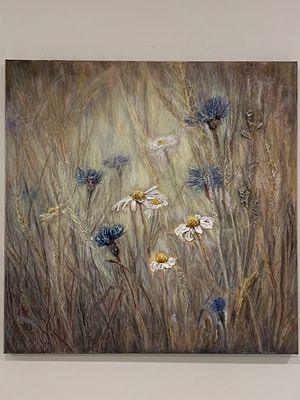 Эльвира Ахмадуллина - Васильки. Эльвира Ахмадуллина, современный художник , моя художественная 