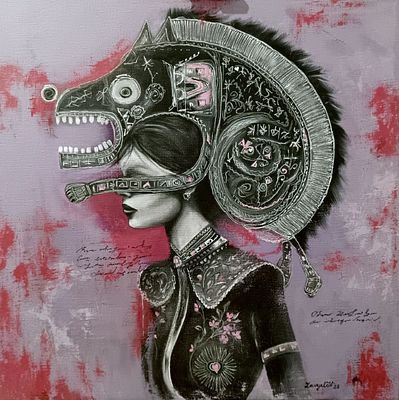 Алексей Завьялов - Шёпот дикого оберега. Холст, акрил