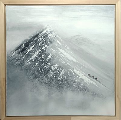 Наташа SWAY - В одной связке. Холст, акрил, текстурная паста. оформлено в раму Кэнвас