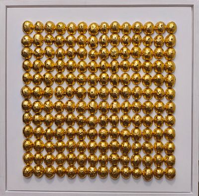 Лолла Тарасова - А.С. Пушкин " Золотые орешки Белочки . Арт-объект благополучия 
ДСП, акрил 