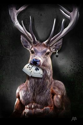 Анна Синица - &laquo;Покер. Flash royal“ . Пики. Масть символизирует силу, стойкость и мужество. Перед 