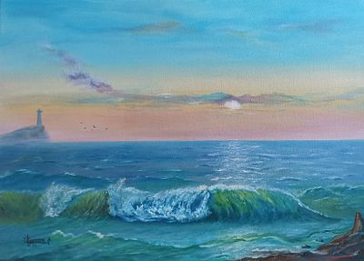 Светлана Клюкина - Хочу на море. Холст, масло