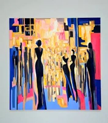 Гришина Марианна - Очарование элегантности. Холст, масло