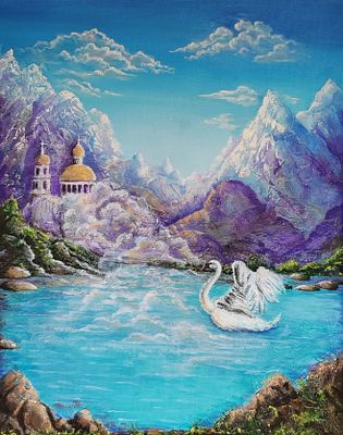 Чугурова Елена - "Истоки". Смешанная техника