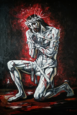 Мари Дагаз - &laquo;Зодчий сердец&raquo;. Это полотно предстает глубокое философское размышление о жертвенности 