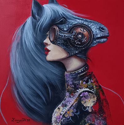 Алексей Завьялов - Слияние души. Холст, акрил