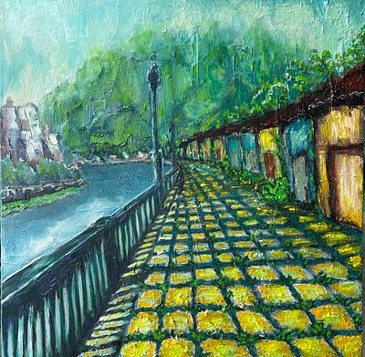 Алина Смучинская - По дороге домой. Смучинская Алина. Санкт-Петербург. 
В своей художественной 