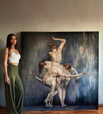 Чевтайкина Марина - Единство. Живопись, масло, холст на подрамнике 
Картина &laquo;Единство&raquo; 