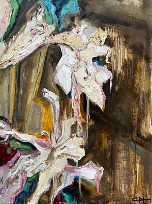 Олеся Новикова - Красота увядания. Холст, масло 80х60. Эта работа о том, что природа может быть 