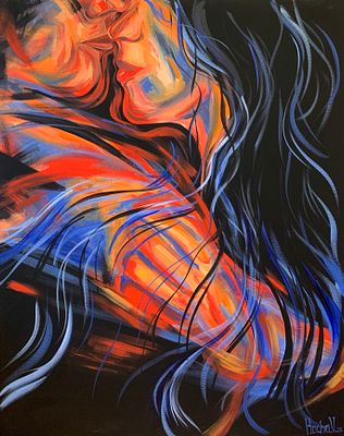 Валерия Кочурова - Вселенная . Холст, акрил