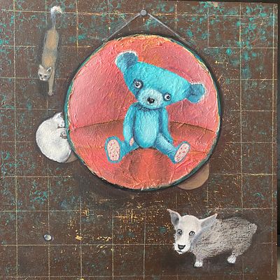 Лариса Логинова - &laquo;Где-то дома&raquo;
. Холст, акрил, акварельные карандаши