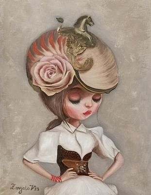 Алексей Завьялов - Модница. Холст, масло