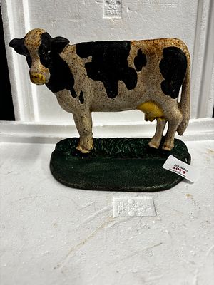 Cast cow 6x7 inches