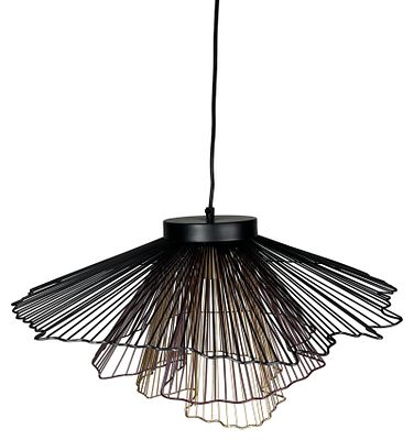 Modern Layered Wire Pendant Ceiling Light Fixture. Modern sculptural pendant ceiling light 