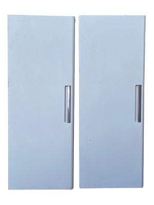Midmark Medical Examination Dressing Nook Cabinets. Pair of Midmark medical examination dressing 