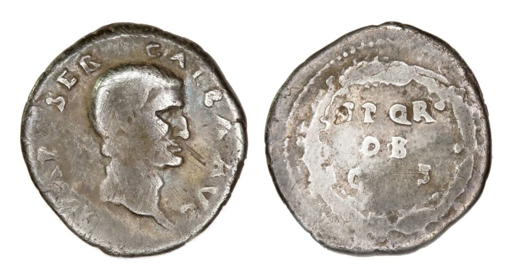 Lot 27: Galba denarius. AD 68-69. Silver, 19.5mm, 2.92g