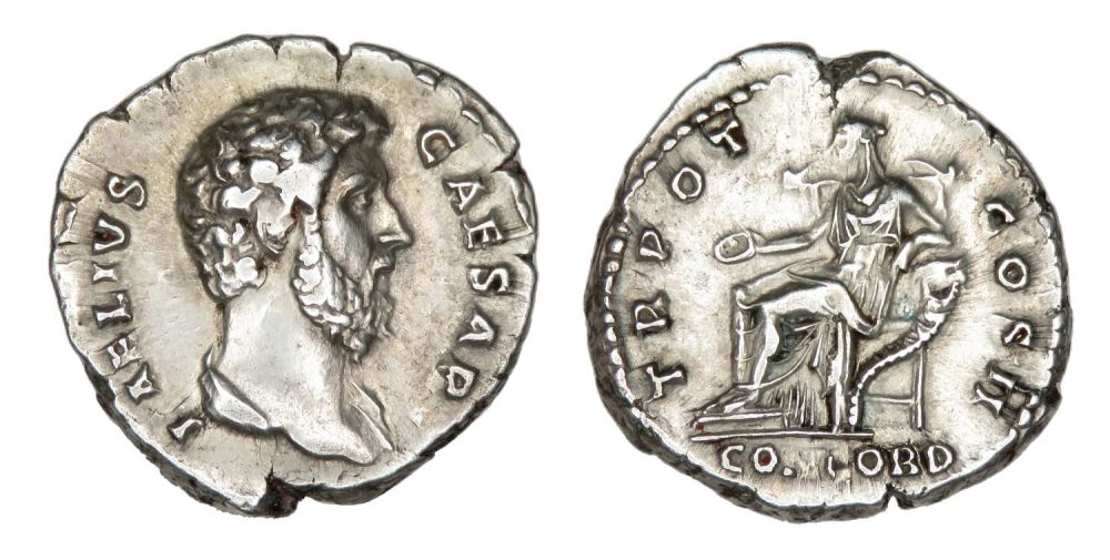Lot 70: Aelius Denarius. Rome, AD 137. Silver, 18mm, 3.34g....