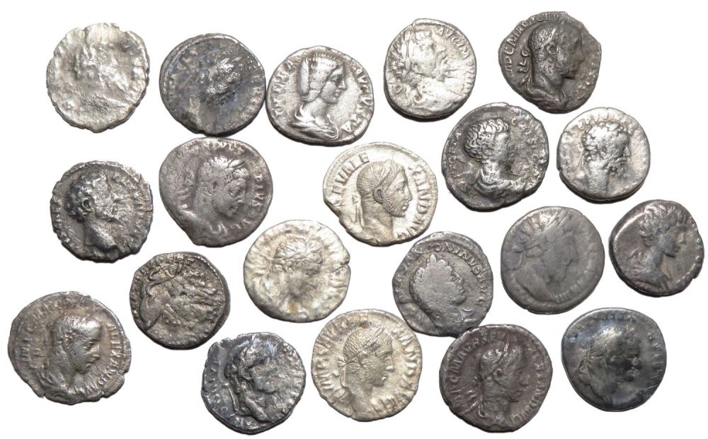 Lot 160: Roman Silver Denarius.(20). 1st-3rd century AD. Lot includes...
