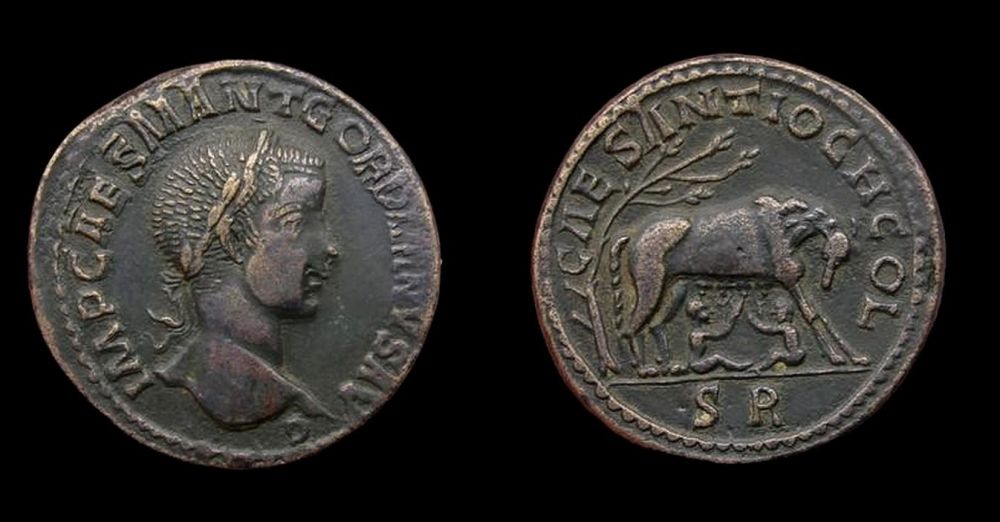 Lot 166: Gordian III AE 34 Of Pisidia. Antioch, 240-44...