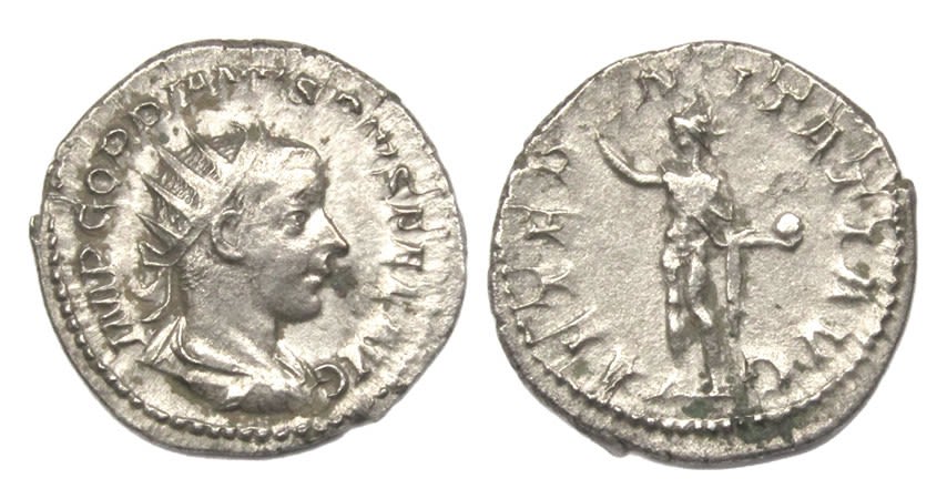 Lot 171: Gordian III Antoninianus. Rome, AD 241-3. Silver, 3.87g....