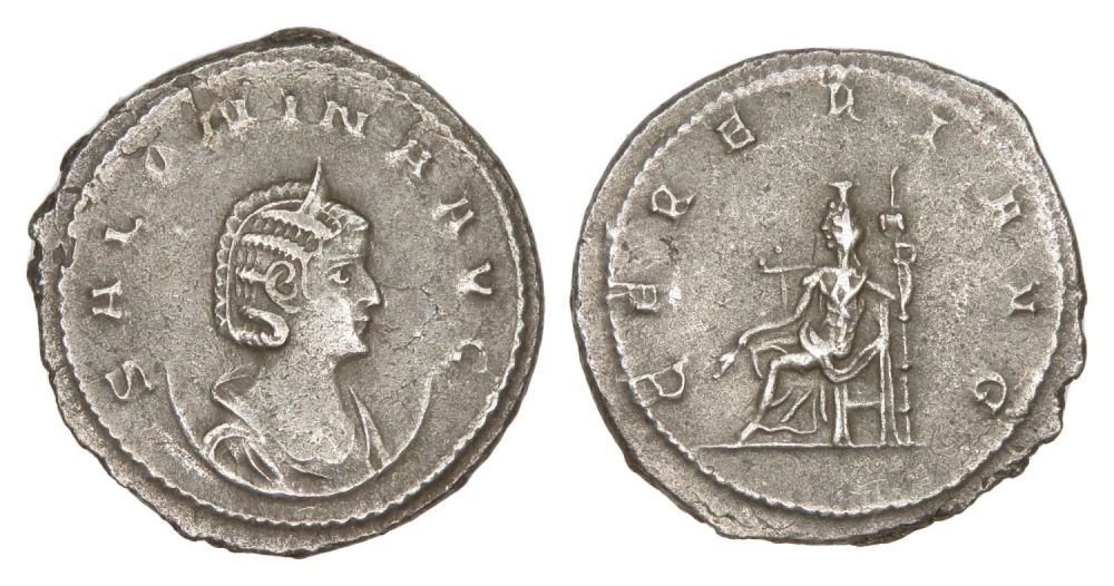 Lot 184: Salonia Antoninianus. ANTIOCH, AD 265. Billon, 3.92g. 21.98...