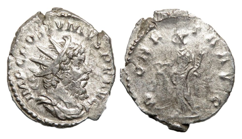 Lot 187: Postumus Antoninianus. Cologne, AD 262-5. Silver, 3.23g. 22.07...