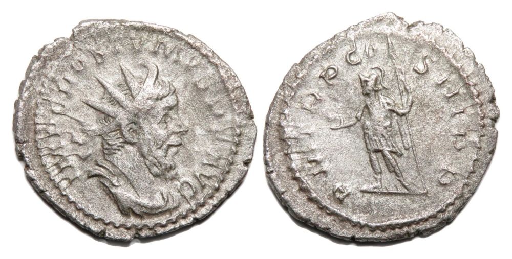 Lot 188: Postumus Antoninianus. Cologne, AD 262. Silver, 3.38g. 24.89...