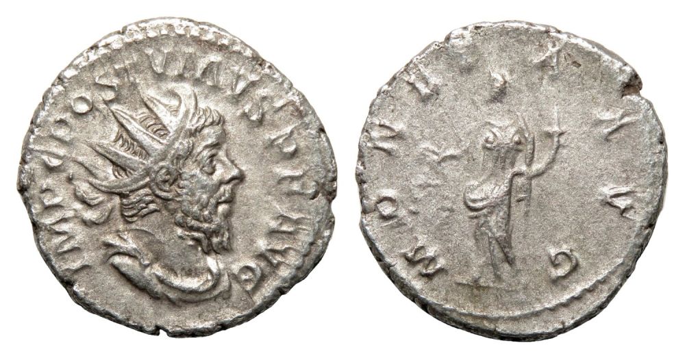 Lot 195: Postumus Antoninianus. Cologne, AD 262-5. Radiate bust right,...