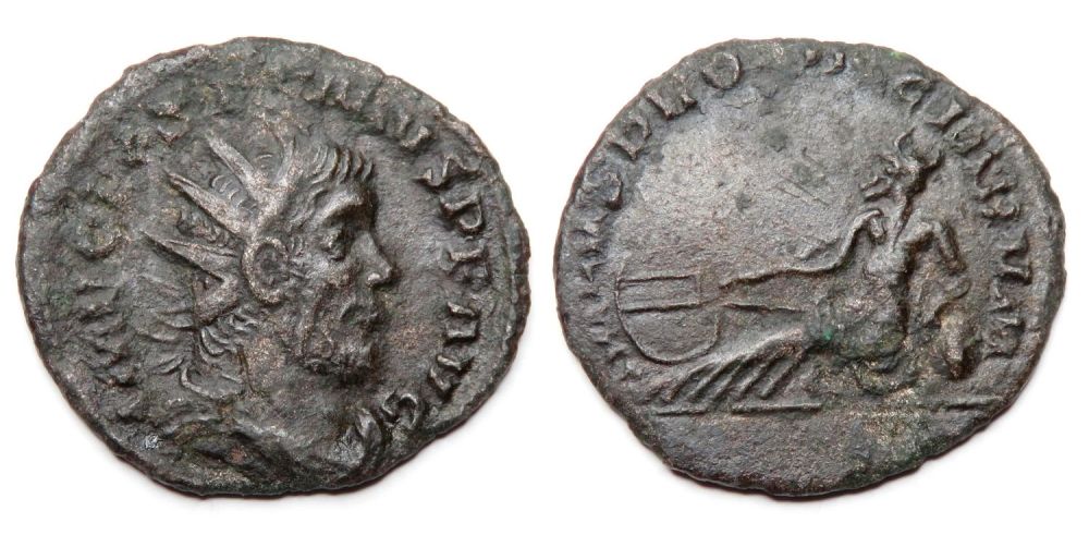 Lot 196: Postumus Antoninianus. Cologne, AD 260. Billon, 22.14mm 2.35g....