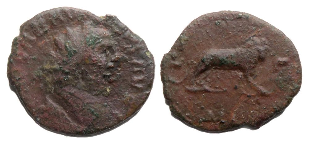 Lot 205: Carausius Antoninianus. London, AD 286-8. Billon, 21.54 mm...