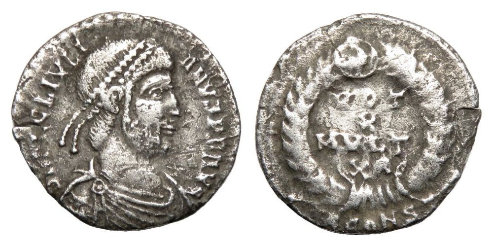 Lot 233: Julian II Siliqua. Arles, AD 361-2. Silver, 1.53g....