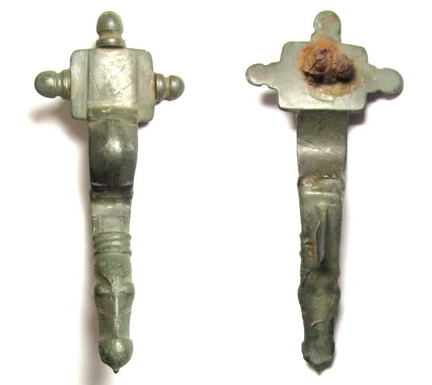 Lot 1049: Anglo-Saxon Cruciform Long Brooch. Circa 5th century AD....