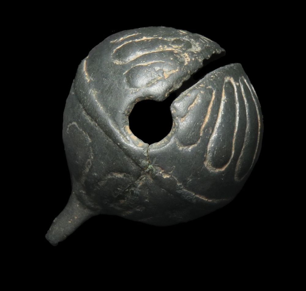Lot 1111: Crotal bell. Circa 17th-18th century AD. Copper-alloy, 37mm...