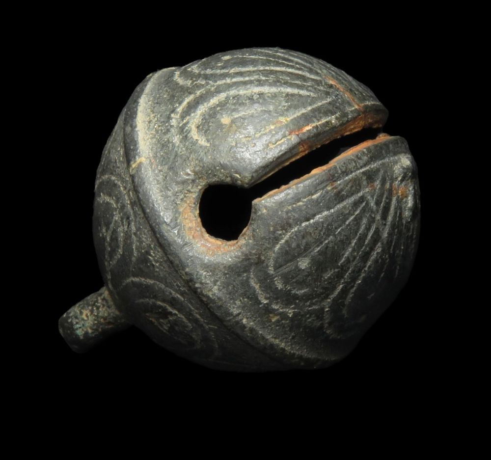 Lot 1112: Crotal bell. Circa 17th-18th century AD. Copper-alloy, 41mm...