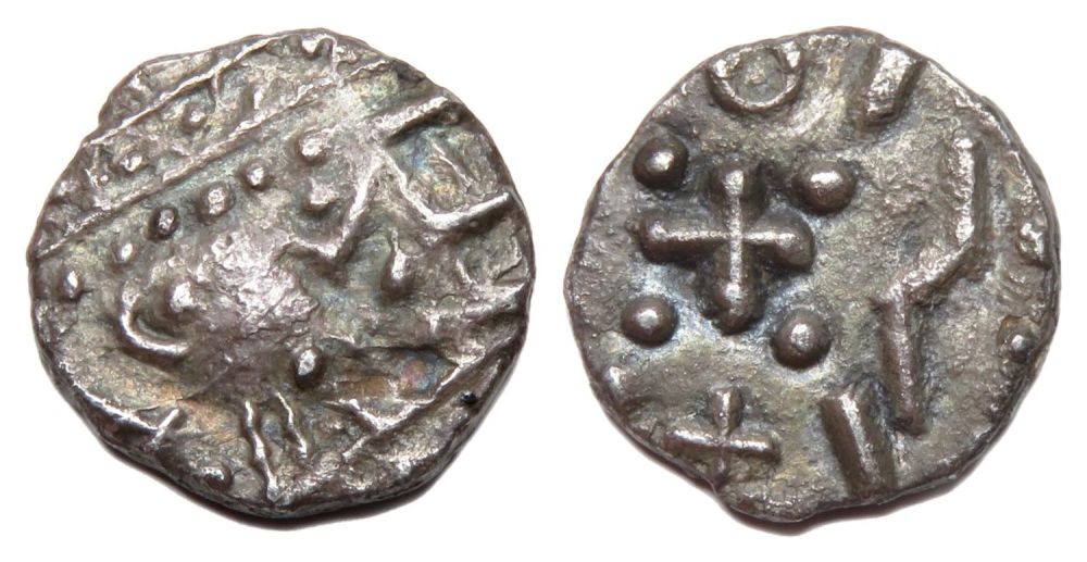 Lot 1153: Anglo-Saxon Silver Sceattas. Continental Issues, Circa 695-740 AD....