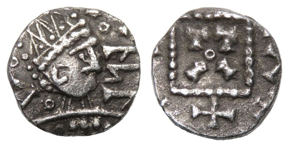 Lot 1159: Anglo-saxon Sceattas. Primary Phase, circa 680-710 AD. Series...