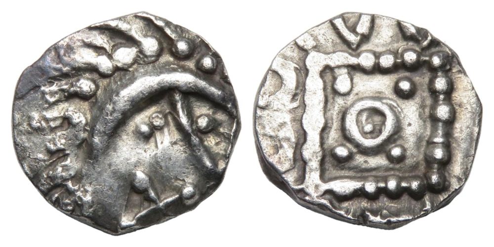Lot 1160: Anglo-Saxon Silver Sceattas. Continental Issues, Circa 695-740 AD....