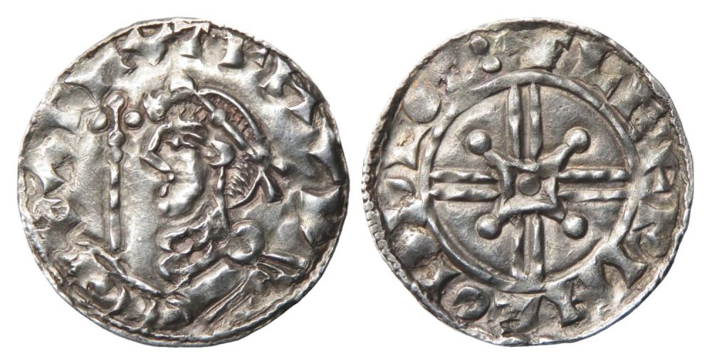 Lot 1165: Harthacnut Penny. Sole Reign 1040-1042 AD. Arm and...