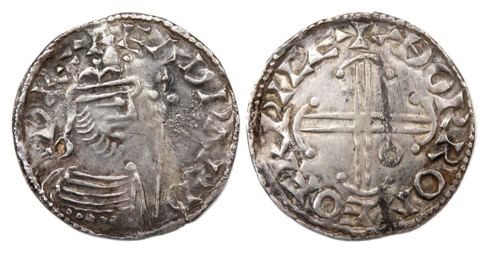 Lot 1170: Edward the Confessor penny. Hammer Cross type, circa...