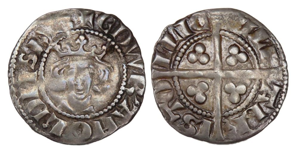 Lot 1187: Edward I, 1272-1307 AD. Bristol Penny. Class 3cd....