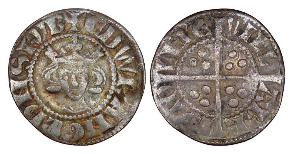 Lot 1191: Edward I, 1272-1307 AD. Bristol Penny. Class 3cd....