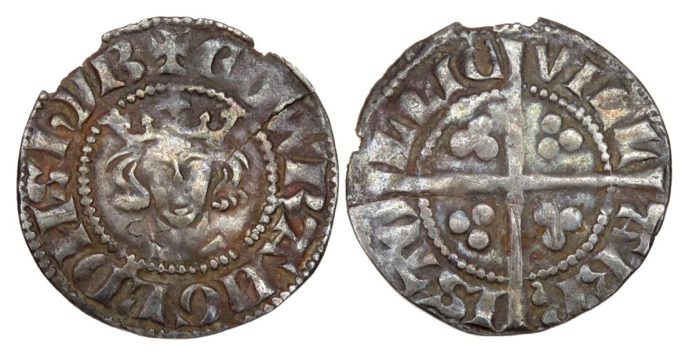 Lot 1192: Edward I, 1272-1307 AD. Bristol Penny. Class 2b....