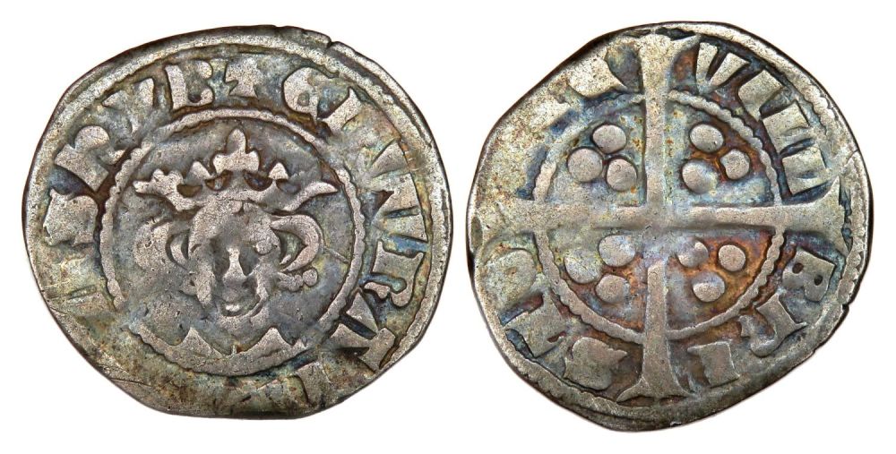 Lot 1194: Edward I, 1272-1307 AD. Bristol Penny. Obverse: crowned...