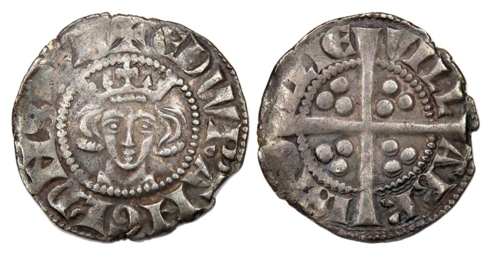 Lot 1198: Edward I, 1272-1307 AD. Bristol Penny. Class 3g....