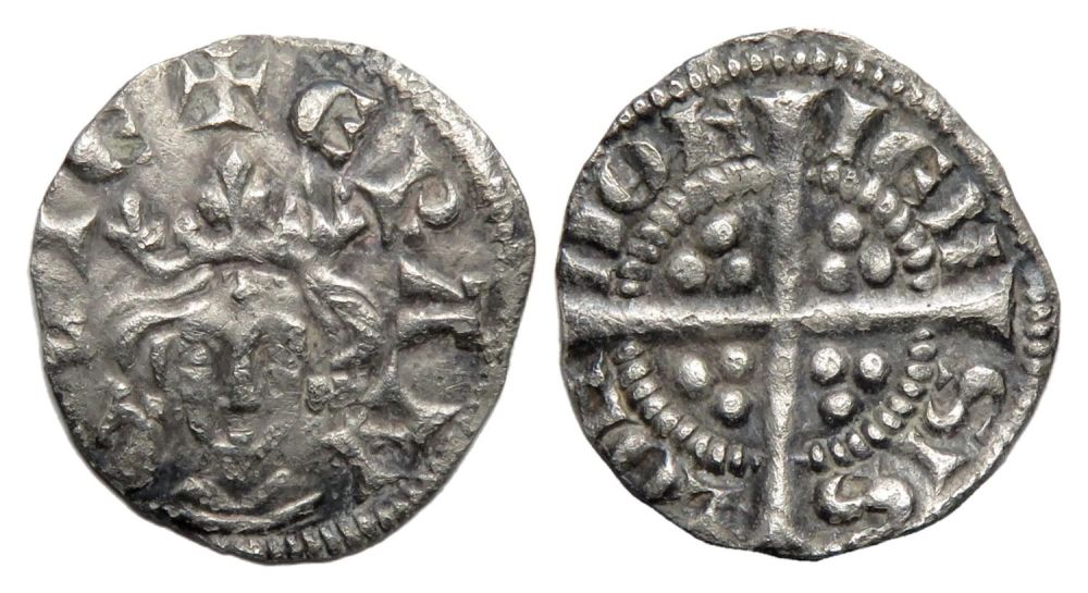Lot 1208: Edward I Farthing. Class 3de. London mint. Obverse:...