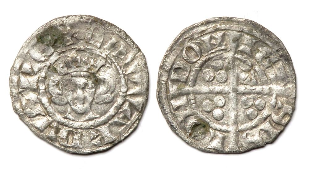 Lot 1209: Edward I farthing. Circa 1279 AD. Silver, 14mm,...