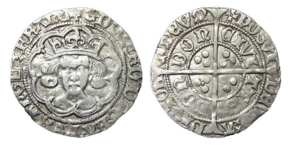 Lot 1218: Edward IV groat. London mint. Obverse: Crowned facing...