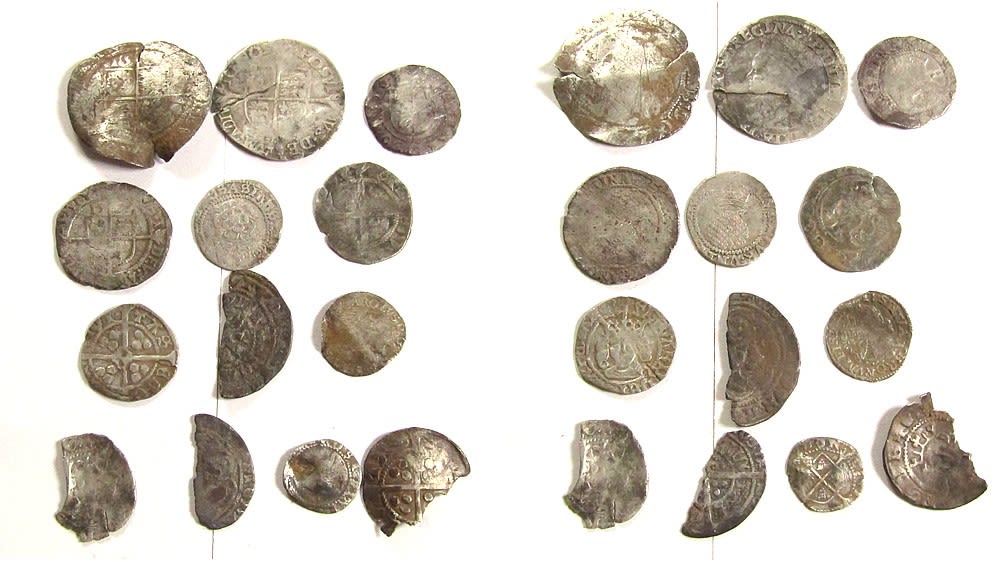 Lot 1230: British Hammered Silver Coin Group (13). Medieval, Tudor...