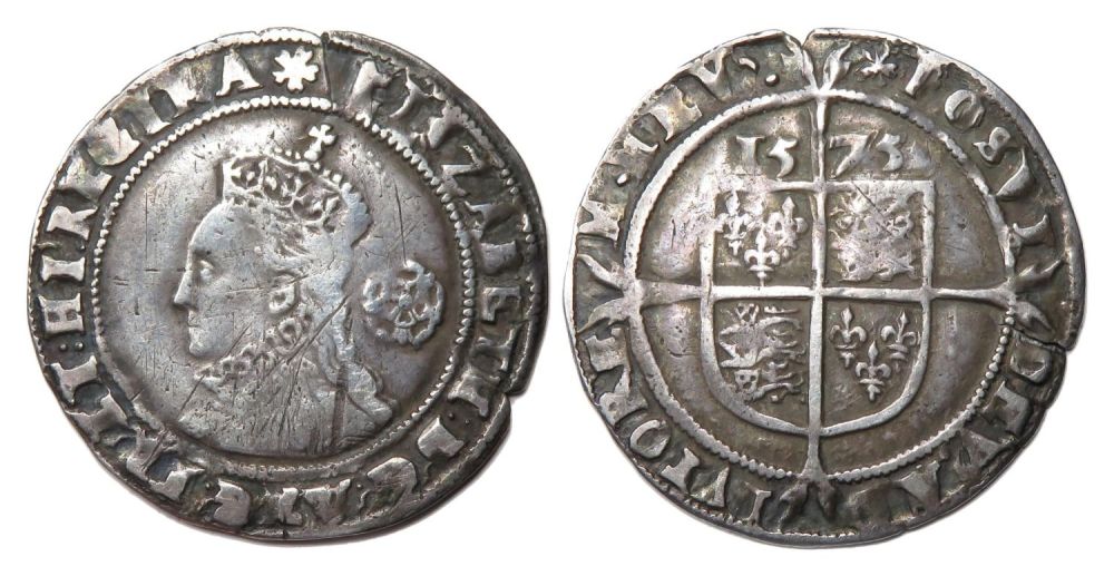 Lot 1242: Elizabeth I Sixpence. Third & Fourth Issues, 1561-77...