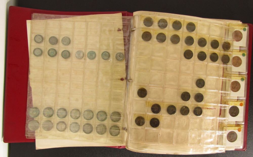 Lot 1290: Coin Collection in A4 Folder, Victoria and Later...